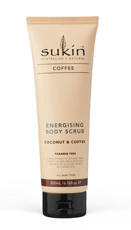 Sukin Coconut & Coffee Energising Body Scrub 200ml