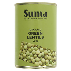Suma Organic Green Lentils 400g