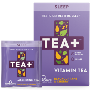 Tea+ (co-branded with Vitabiotics) Tea+ Vitamin Tea Sleep Blackcurrant & Cherry 14's
