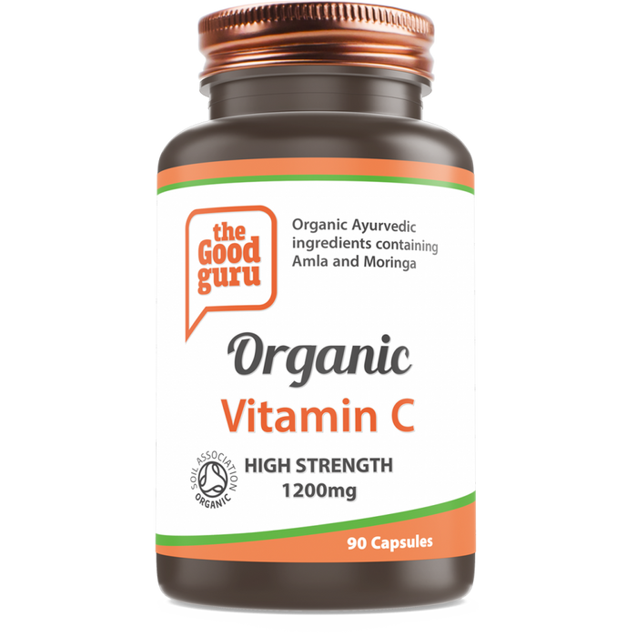 the Good guru Organic Vitamin C High Strength 1200mg 90's