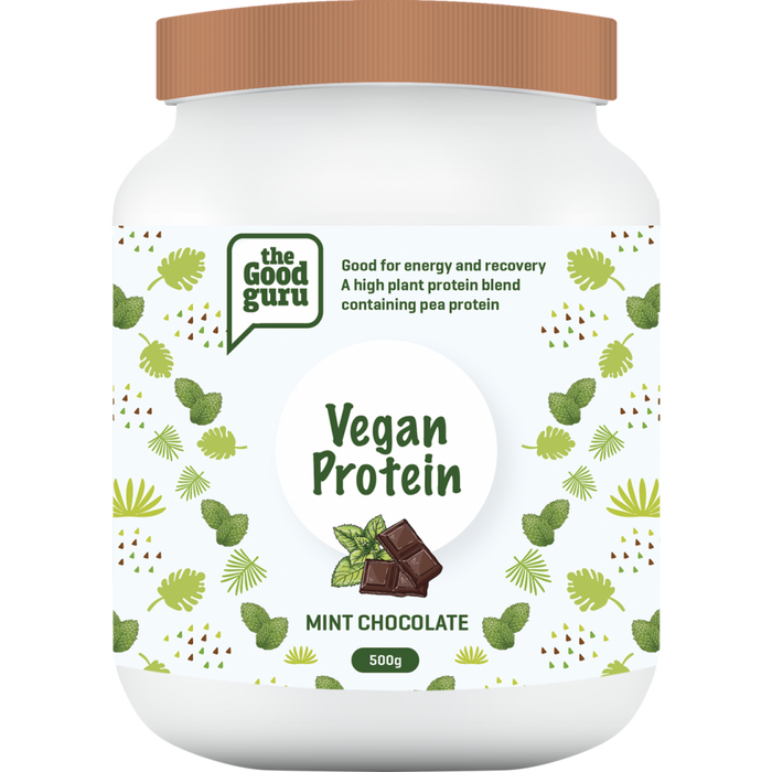 the Good guru Vegan Protein Mint Chocolate 500g