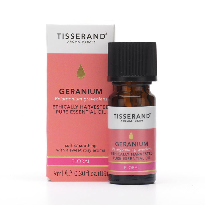 Tisserand Geranium Ethically Harvested Pure Essential Oil 9ml