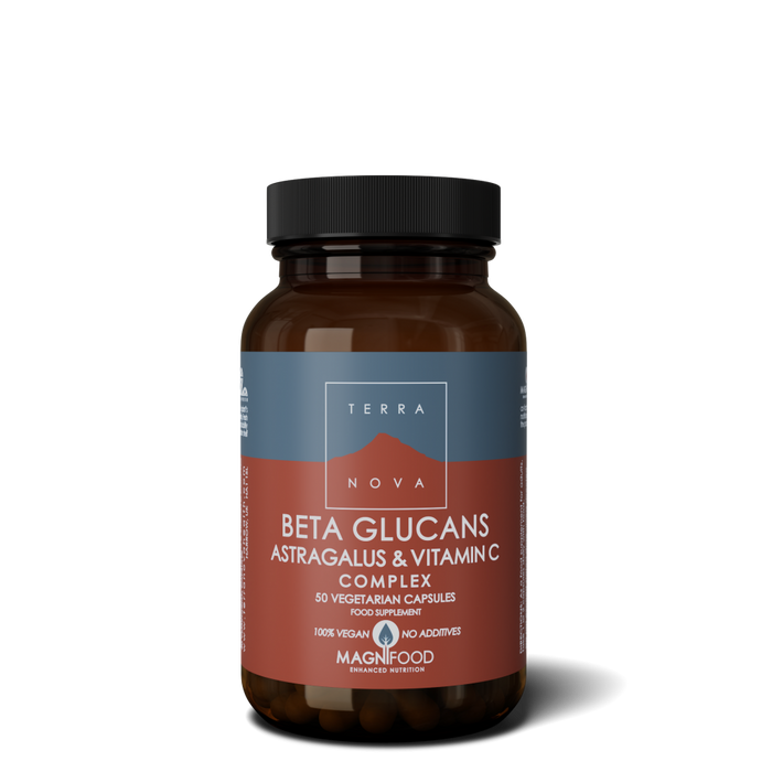 Terranova Beta Glucans Astragalus & Vitamin C Complex 50's