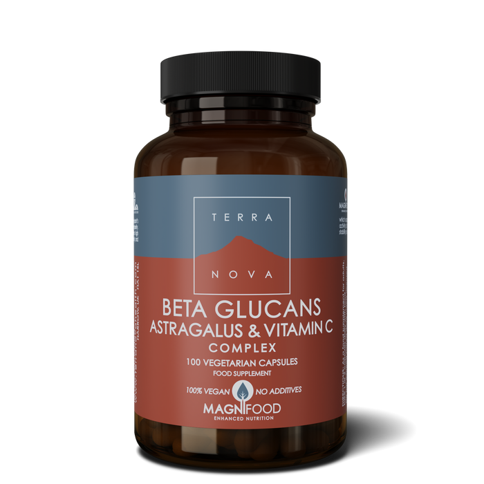 Terranova Beta Glucans Astragalus & Vitamin C Complex 100's