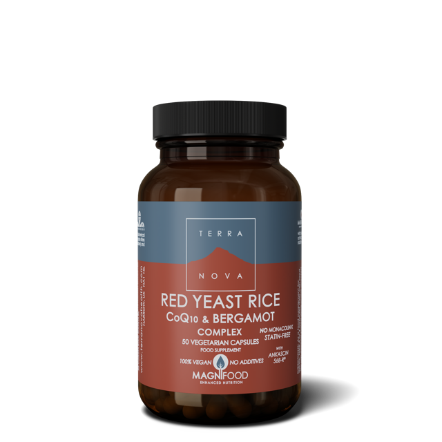 Terranova Red Yeast Rice, CoQ10 & Bergamot Complex 50's