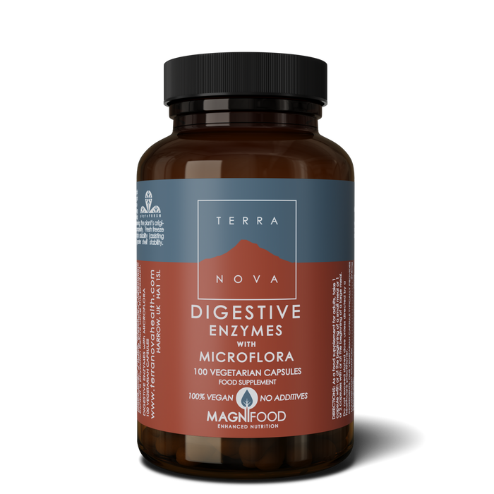 Terranova Digestive Enzymes with Microflora 100's