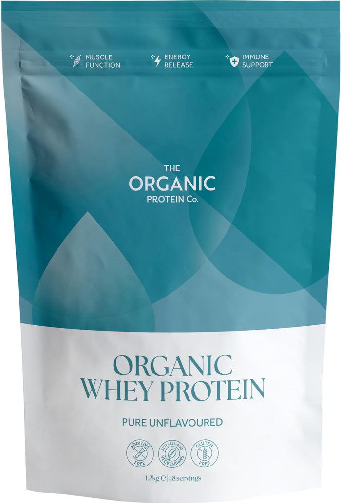 The Organic Protein Company Organic Whey PROTEIN Pure Unflavoured 1.2kg