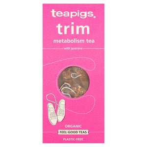 Teapigs Trim Metabolism Tea with Guarana Organic 15 Tea Temples