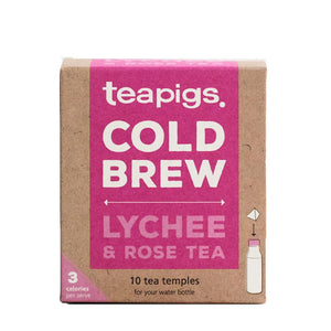Teapigs Cold Brew Lychee & Rose 10 Tea Temples