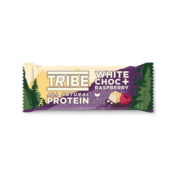 TRIBE All Natural Protein White Choc+ Raspberry 50g