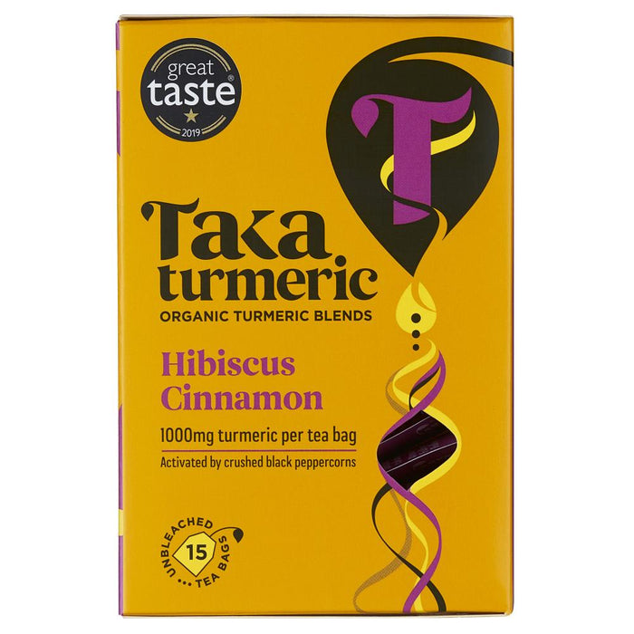 Taka Turmeric Hibiscus Cinnamon Teabags 15's