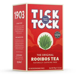 Tick Tock  The Original Rooibos Tea 40 Teabags