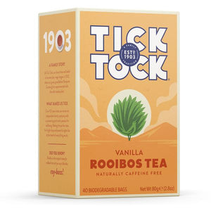 Tick Tock  Vanilla Rooibos Tea 40 Teabags