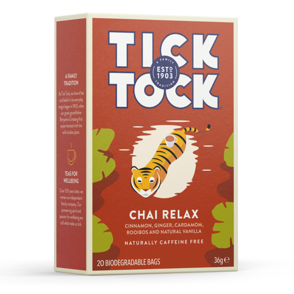 Tick Tock  Chai Relax 20 Teabags