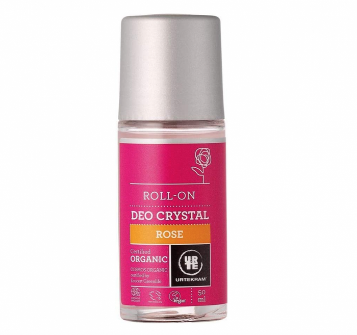 Urtekram Roll-On Deo Crystal Rose Deodorant 50ml