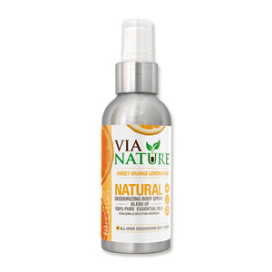 Via Nature Sweet Orange & Lemongrass Natural Deodorizing Body Spray 120ml
