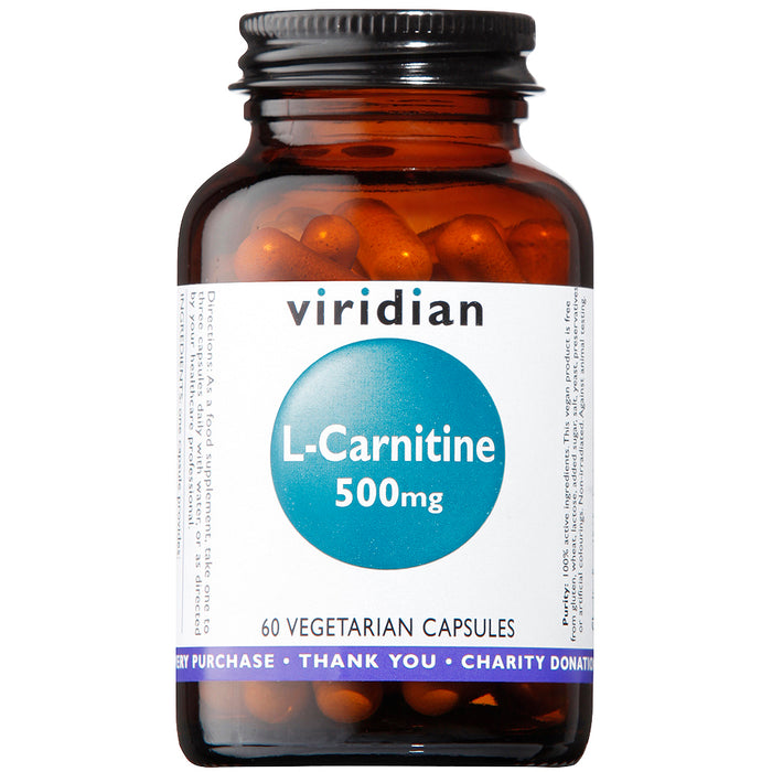 Viridian L-Carnitine 500mg 60's