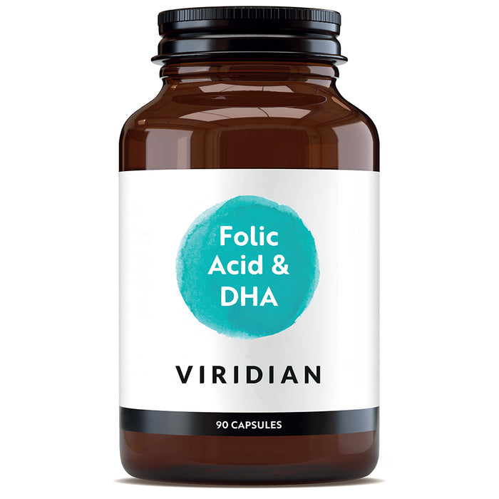 Viridian Folic Acid & DHA 90's