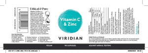 vitamin c 500mg zinc 90s