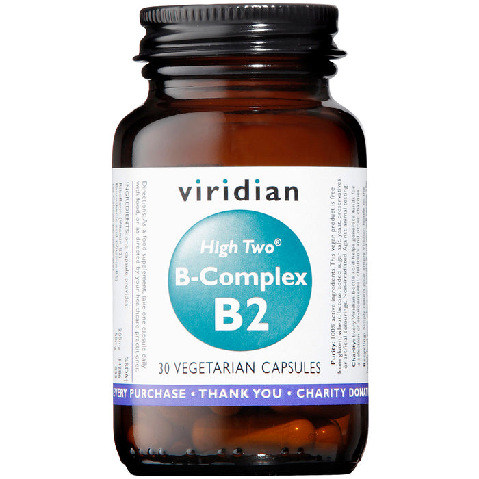 Viridian HIGH TWO B-Complex B2 30's