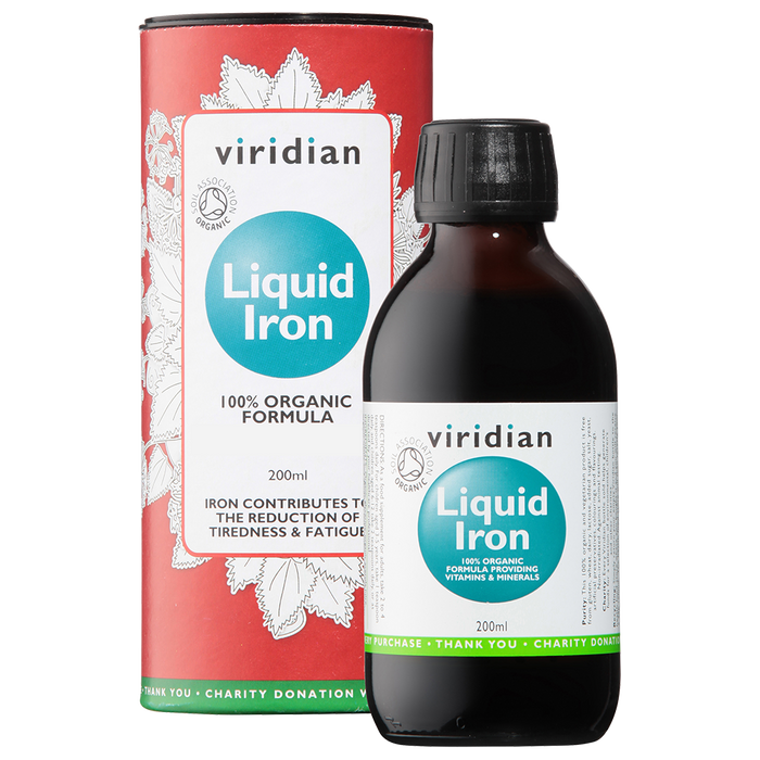 Viridian Liquid Iron (100% Organic) 200ml