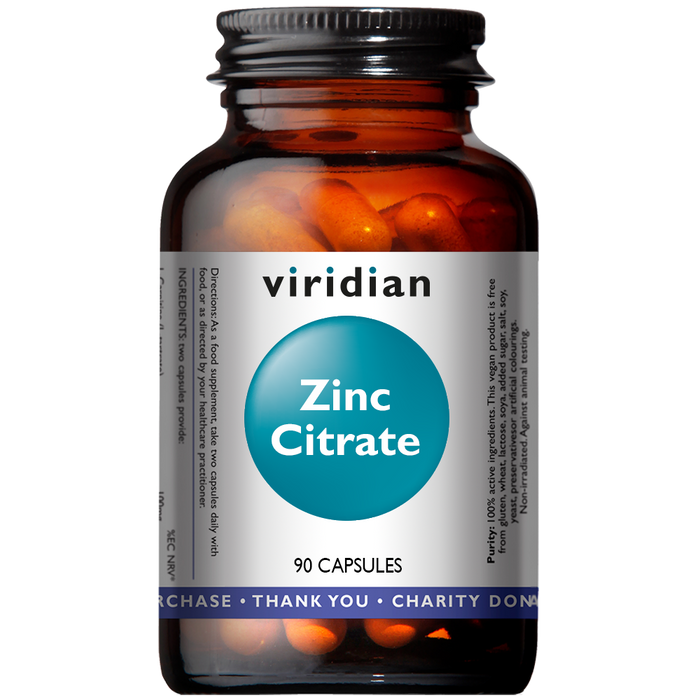 Viridian Zinc Citrate 90's