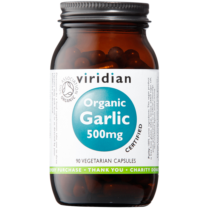 Viridian Organic Garlic 500mg 90's