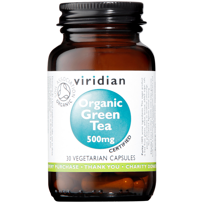 Viridian Organic Green Tea 500mg 30's
