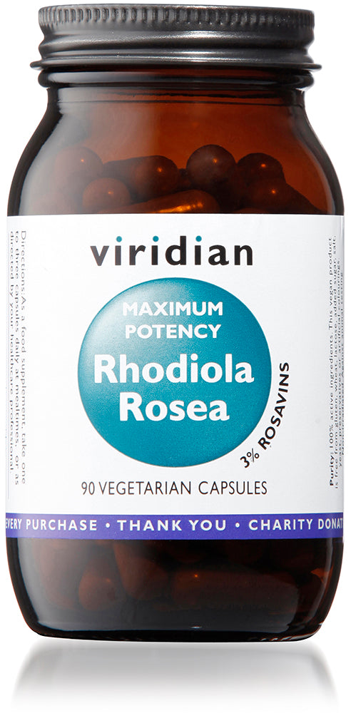 Viridian MAXIMUM POTENCY Rhodiola Rosea 90's