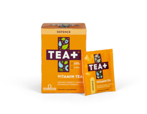 Tea+ (co-branded with Vitabiotics) Tea+ Vitamin Tea Defence Orange & Blueberry