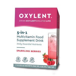 Oxylent 5-in-1 Multivitamin Food Supplement Drink Berries 7's
