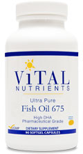 Vital Nutrients Ultra Pure Fish Oil 675 90's