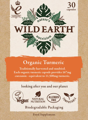 Wild Earth Organic Turmeric 30's