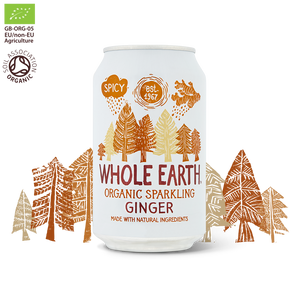 Whole Earth  Organic Sparkling Ginger 330ml