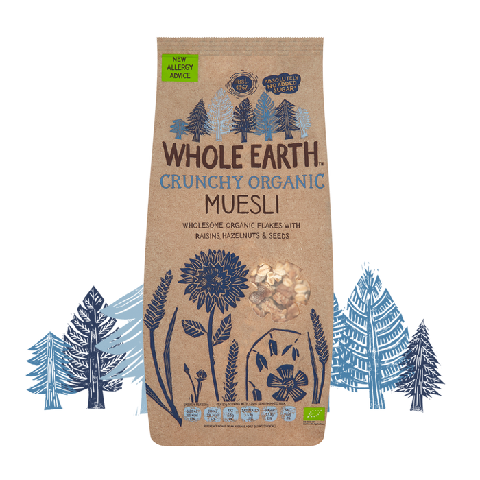 Whole Earth  Crunchy Organic Muesli 750g