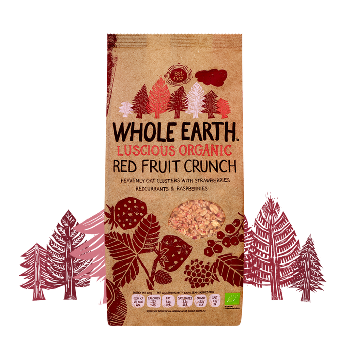 Whole Earth  Luscious Organic Red Fruit Crunch 450g