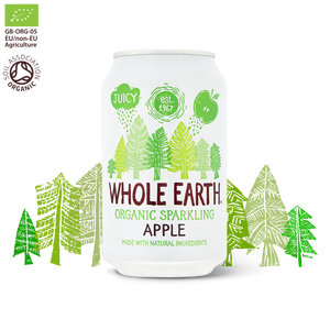 Whole Earth  Organic Sparkling Apple 330ml