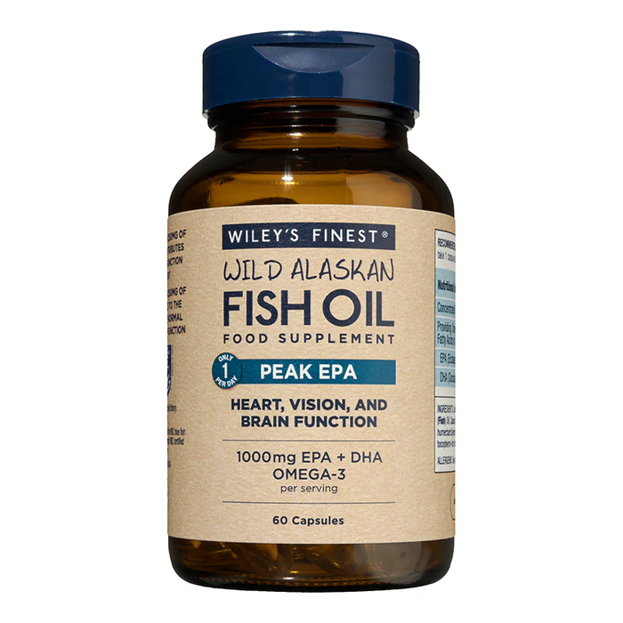 Wiley's Finest Wild Alaskan Fish Oil Peak EPA 1000mg 60s