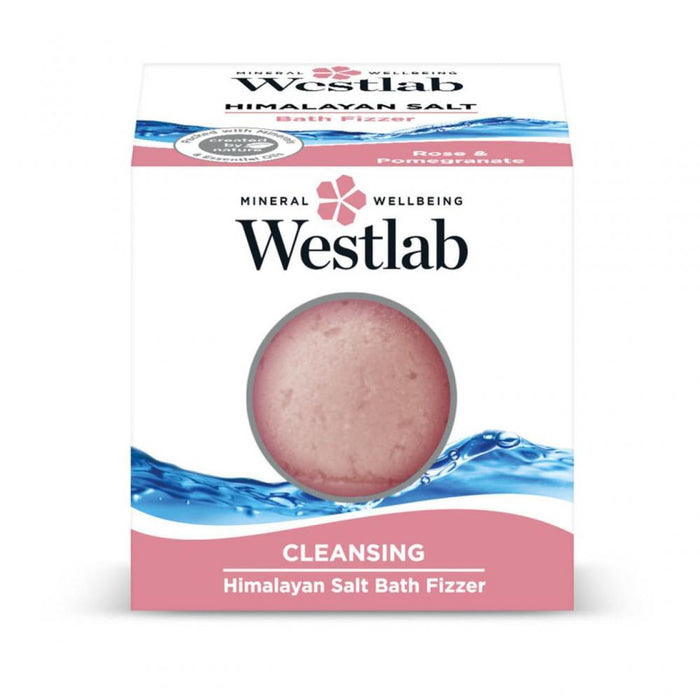 Westlab Cleansing Himalayan Salt Bath Fizzer Rose & Pomegranate