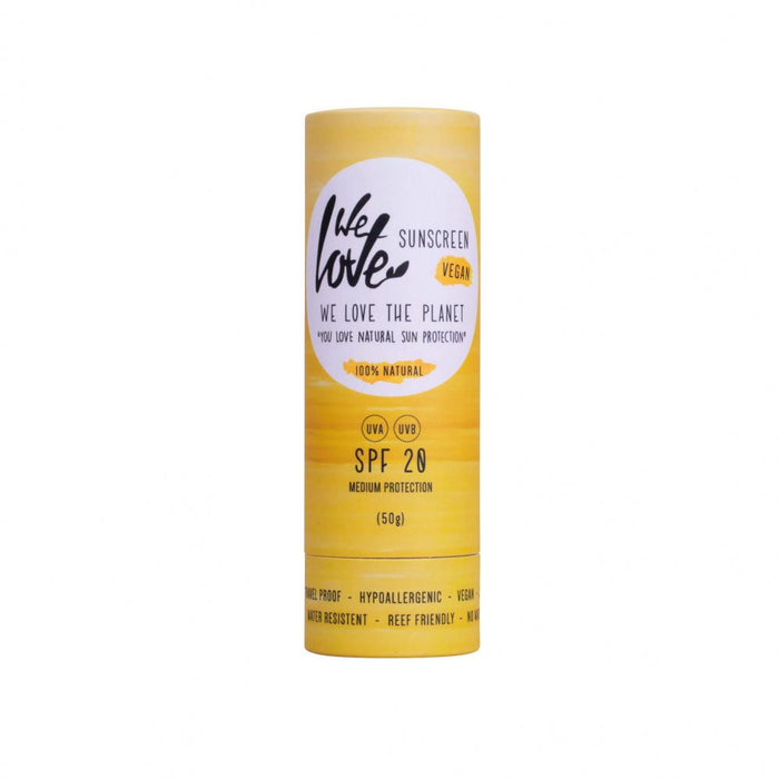 We Love the Planet 100% Natural Sunscreen SPF20 50g (Stick)