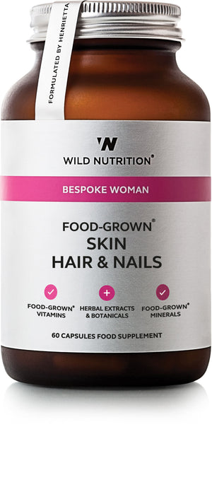 Wild Nutrition Bespoke Woman Food-Grown Skin Hair & Nails 60's