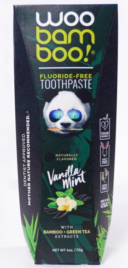 Woobamboo Fluoride-Free Toothpaste Vanilla Mint 113g