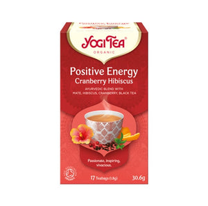 Yogi Tea Organic  Organic Positive Energy Cranberry Hibiscus 17 Teabags