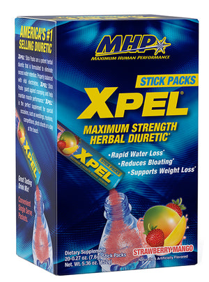 MHP Xpel Stick Packs, Strawberry Mango - 20 stick packs