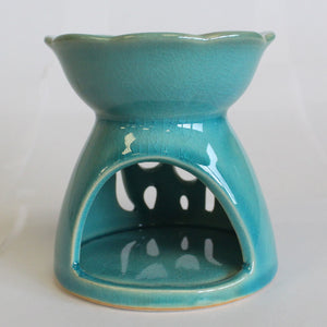 Tulip Design Oil Burner - Green