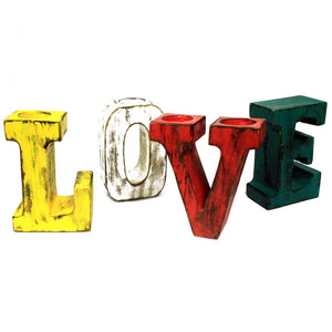One Set of Big Letters - LOVE - Assorted Colours