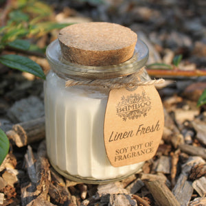 Linen Fresh Soy Pot of Fragrance Candles