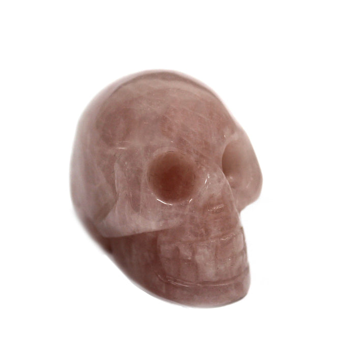 Gemstone Skull - Rose Quartz