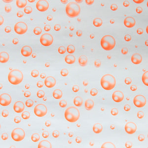Orange Bubbles - Bath Bomb Wrap 40cm - (200 sheets)