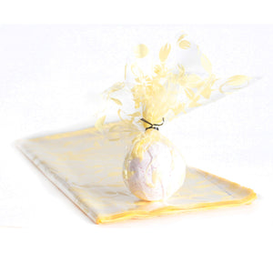 Yellow Flowers - Bath Bomb Wrap 40cm - (200 sheets)